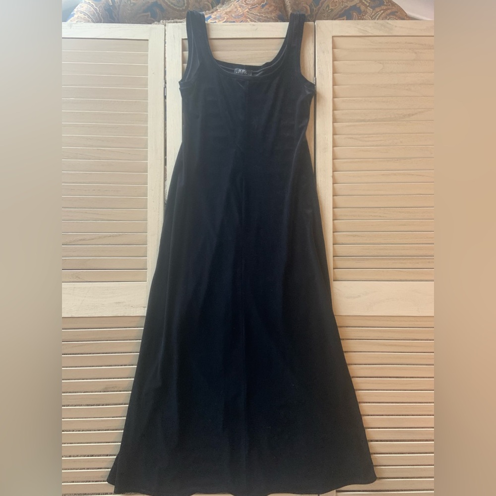 BCBG Size L Full Length Velvet Dress